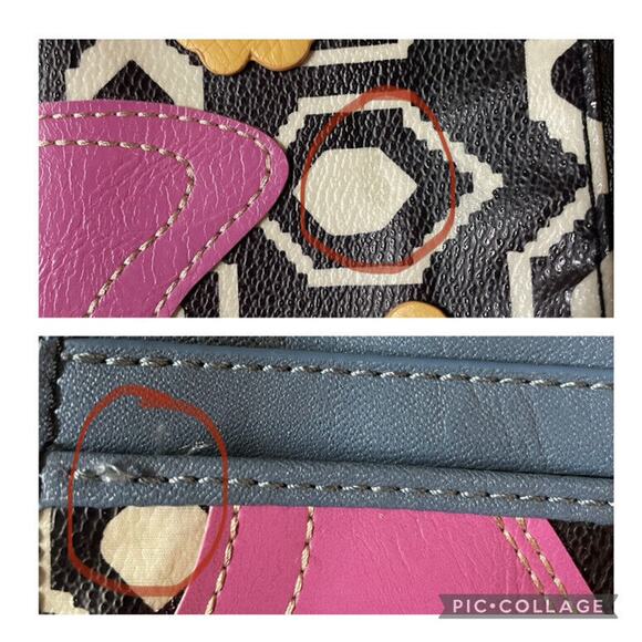 Relic Crossbody Bag Butterfly Floral Purse Geometric Imperfect - Picture 8 of 12